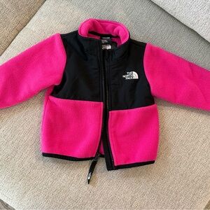 The North Face Infant Pink and Black Jacket